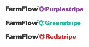 Farmflow Brands - Farmflow Purplestripe, Farmflow Greenstripe and Farmflow Redstripe